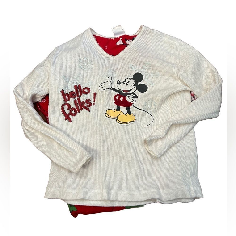 Disney Store Mickey Mouse Hello Folks Pajama Set